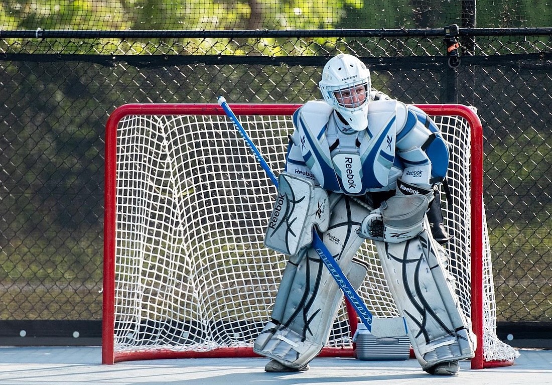 Tim Holliday plays ball hockey three times a week around the region.