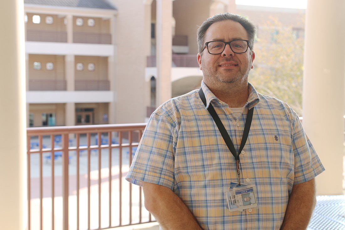 Mainland High School Math Coach Steven Clem is in his seventh year of working in education. Photo by Jarleene Almenas