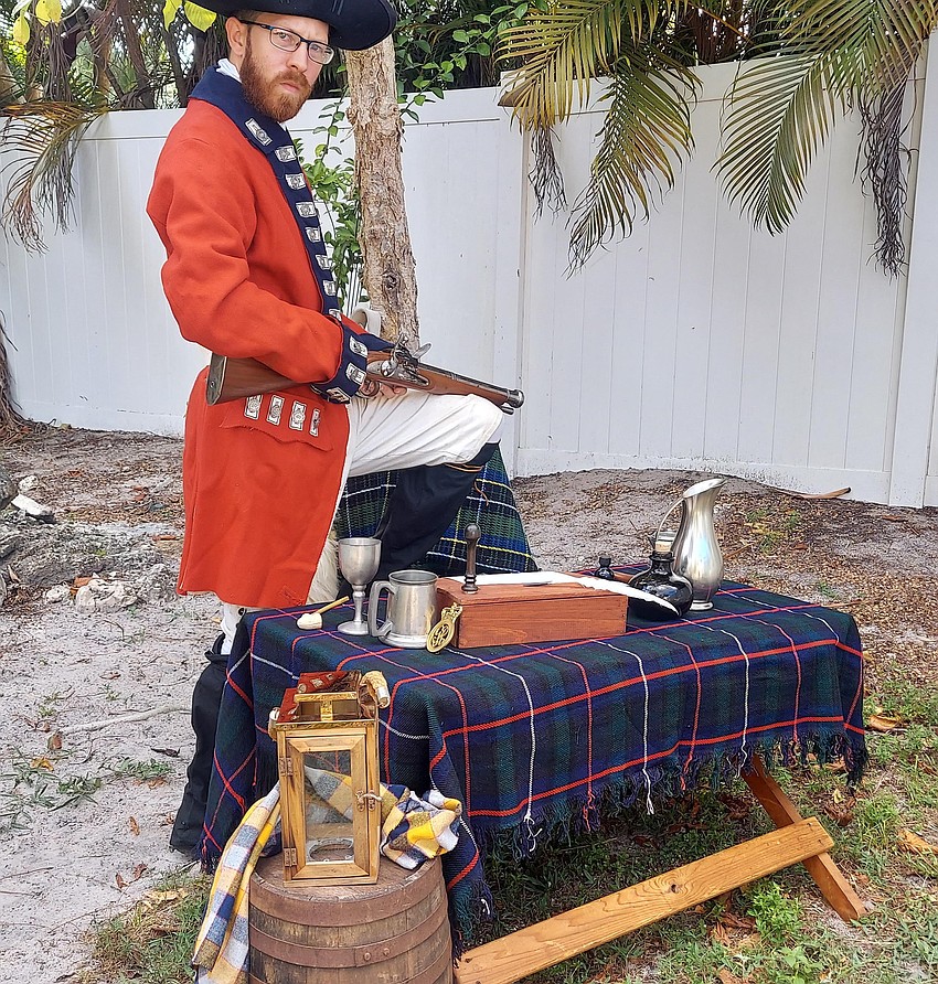Jacob Winge says he's immersed himself in reenacting history since he was a teenager.