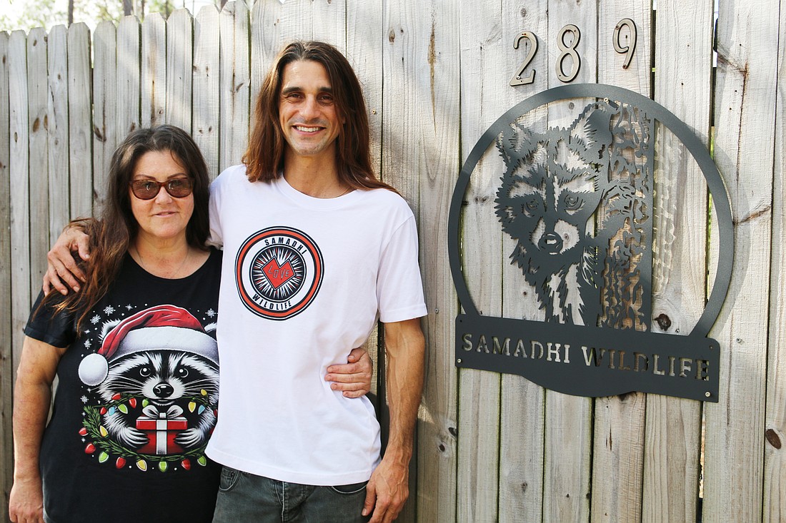 Samadhi Wildlife Founder and President Dawn Barbone and her partner, Vice President Jesse Heilman. Photo by Jarleene Almenas