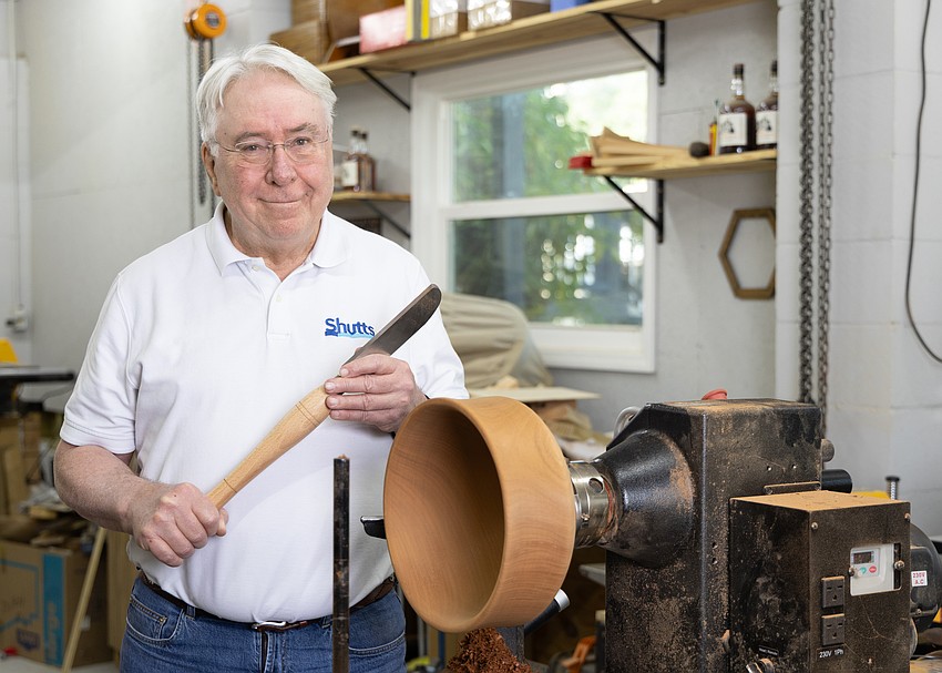 Alan Higbee says he likes to be creative with his woodworking approach. Alan Higbee says he likes to be creative with his woodworking approach.