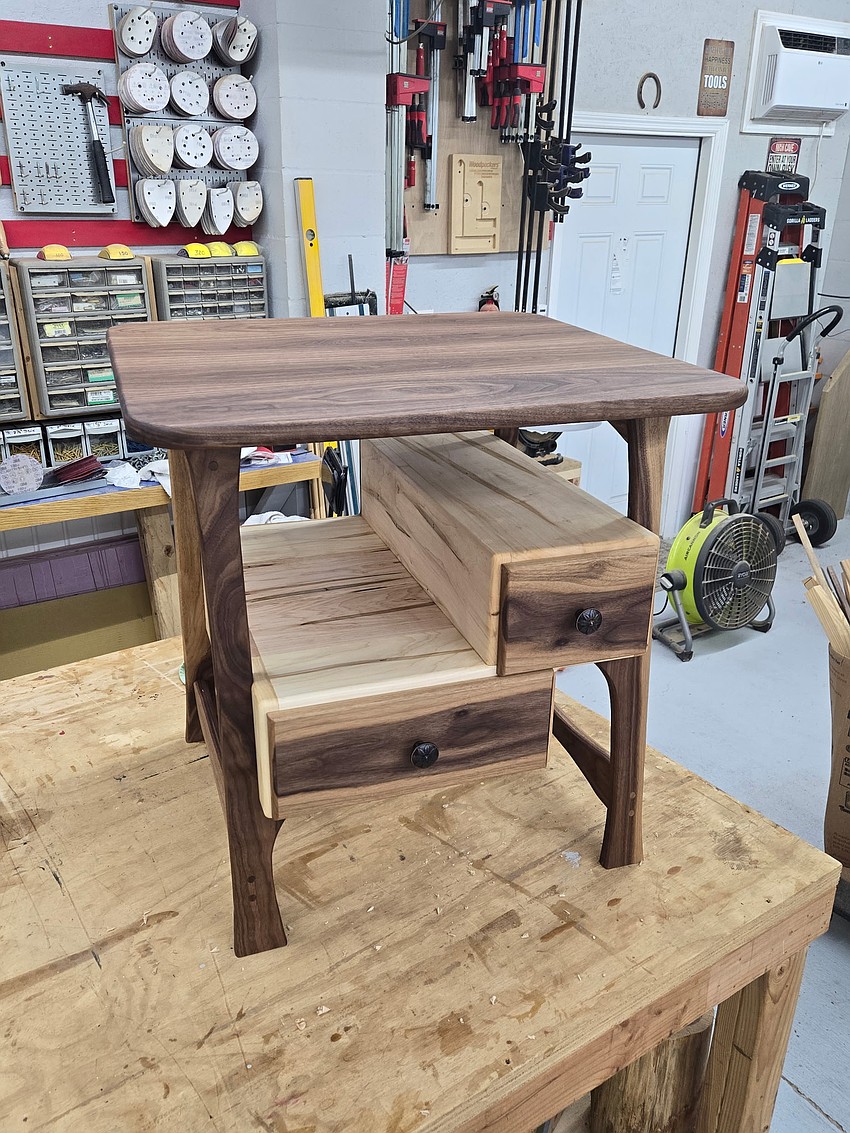 An end table Alan Higbee made. An end table Alan Higbee made.