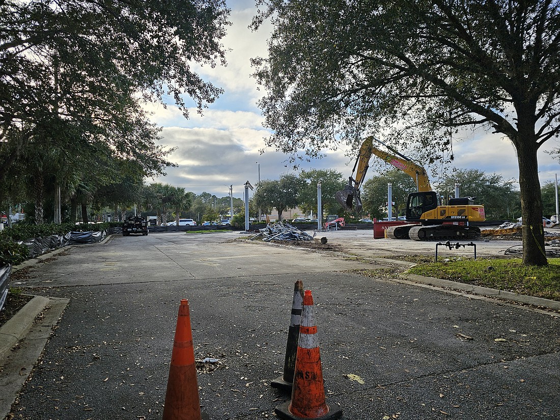 A new Chipotle restaurant will replace the former Squirrel gas station on the southwest corner of Palm Coast and Belle Terre Parkways. The gas station was demolished in December. Photo by Sierra Williams