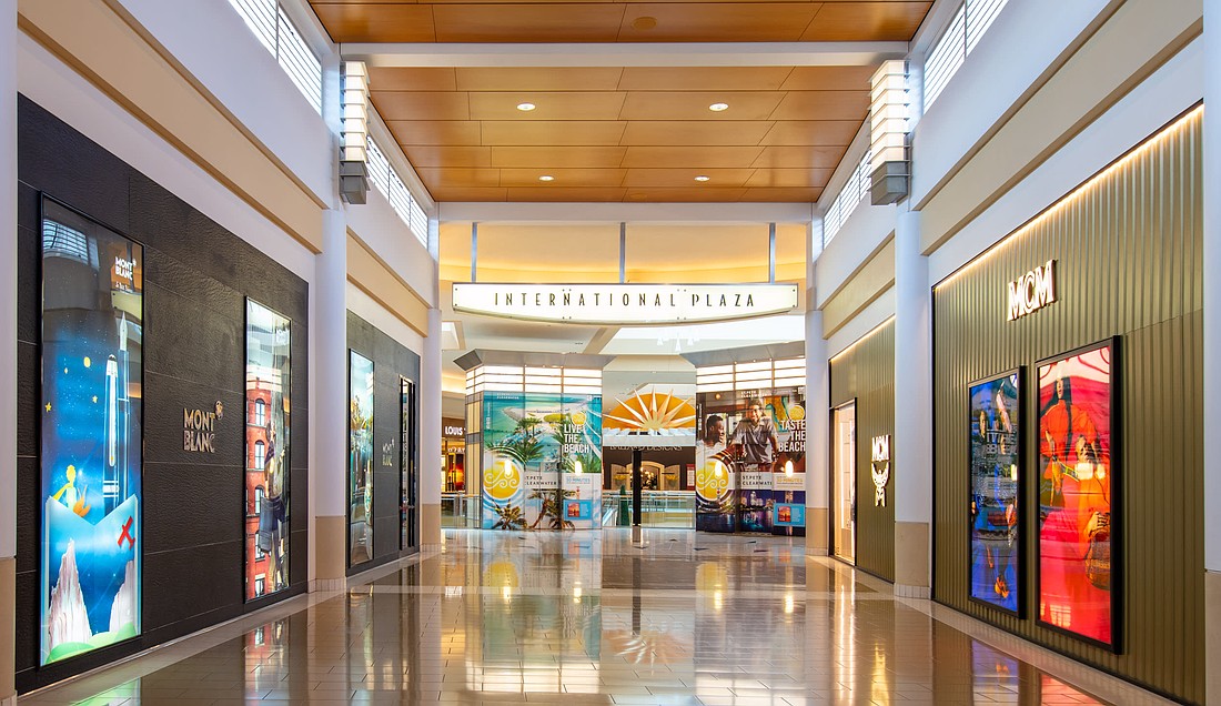 International Plaza in Tampa is one of the city's largest retail real estate areas.