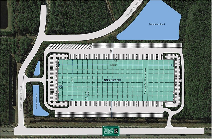 Hillwood's 603,529-square-foot Building E at 5550 POW-MIA Memorial Parkway.