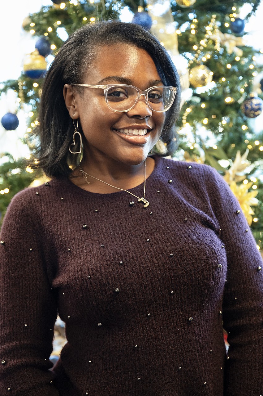 Standing O - Mainland senior Jayla Long. Photo by Michele Meyers Standing O - Mainland senior Jayla Long. Photo by Michele Meyers