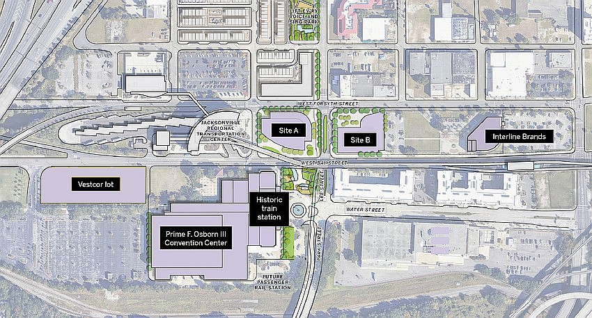 The city has given these six properties in LaVilla to the University of Florida for a graduate campus.