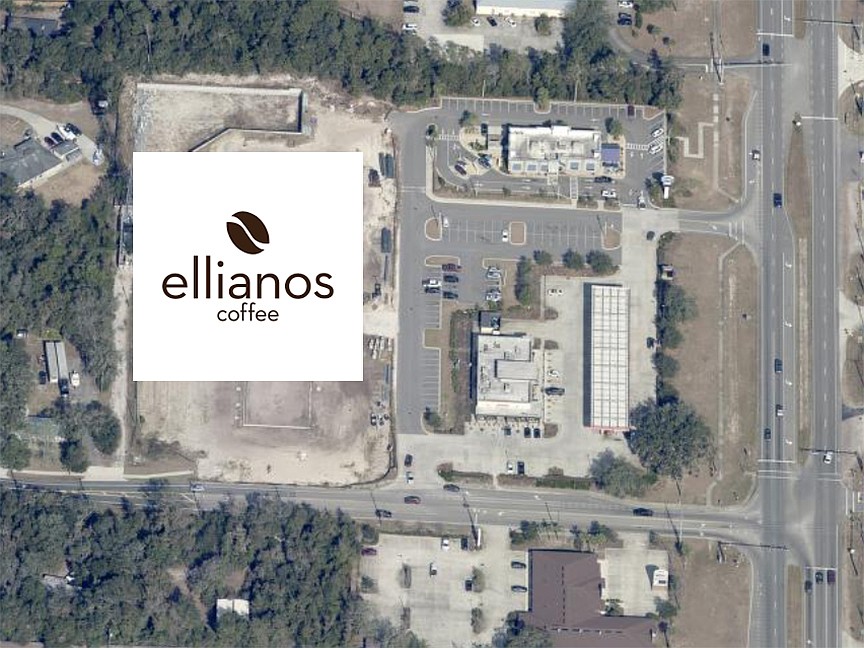 Ellianos Coffee is planned at 3465 U.S. 1, Suite 101,in a 12,532-square-foot shopping center at northwest U.S. 1 and Old Moultrie Road.