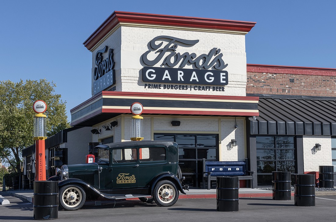 Ford's Garage restaurant is planned in Beachwalk at 450 County Road 210, about 2 miles east of Interstate 95, in front of Lowe’s in St. Johns County.