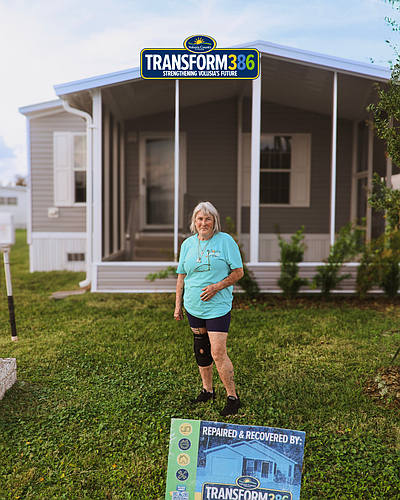 Debra Groover moved into a new mobile home Friday, Dec. 19. Courtesy photo