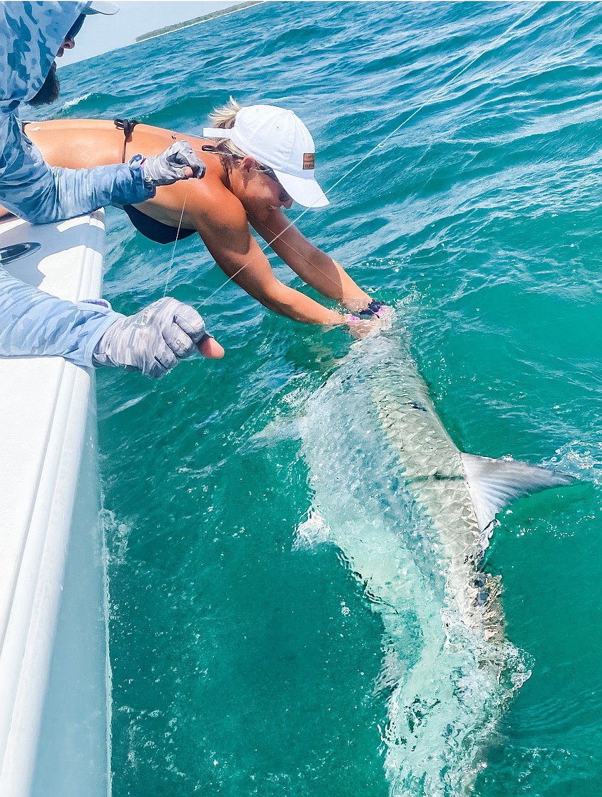 Taylor Woods has been fishing since she was three or four years old.