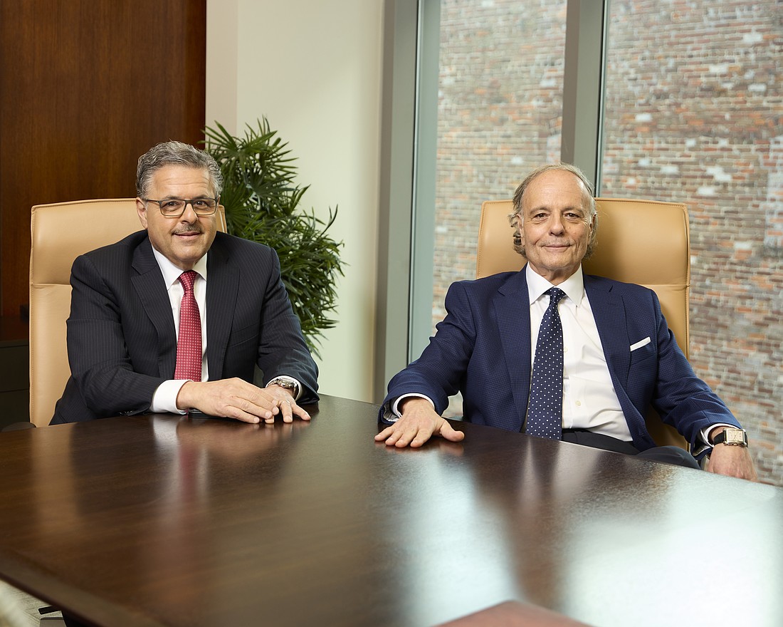 Chuck Farah and Eddie Farah of the Farah & Farah law firm in Jacksonville.