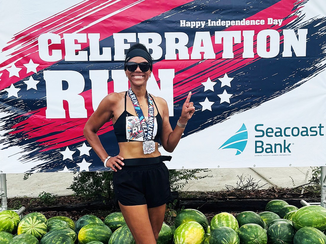 4th Circuit Judge London Kite at the Celebration Run hosted by Seacoast Bank on July 4.