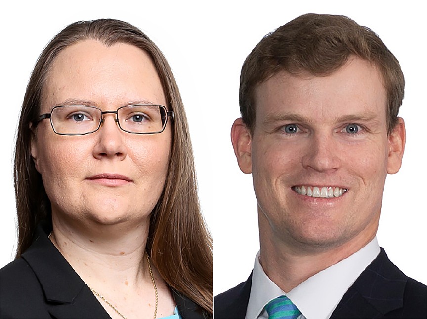 Kathleen Carlson and Taylor Naughton