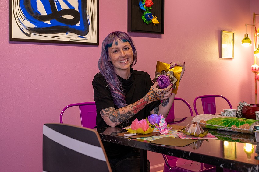 One reason Megan Howell loves Origami is the Zen aspects, and knowing 