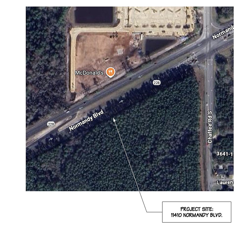 The Dunkin’ site at 11410 Normandy Blvd. in West Jacksonville. The Dunkin’ site at 11410 Normandy Blvd. in West Jacksonville.