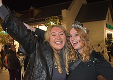 Jessie O Brien is visiting from Ireland and chose to celebrate the new year alongside Lakewood Ranch's Ciara Daly at Waterside Place.