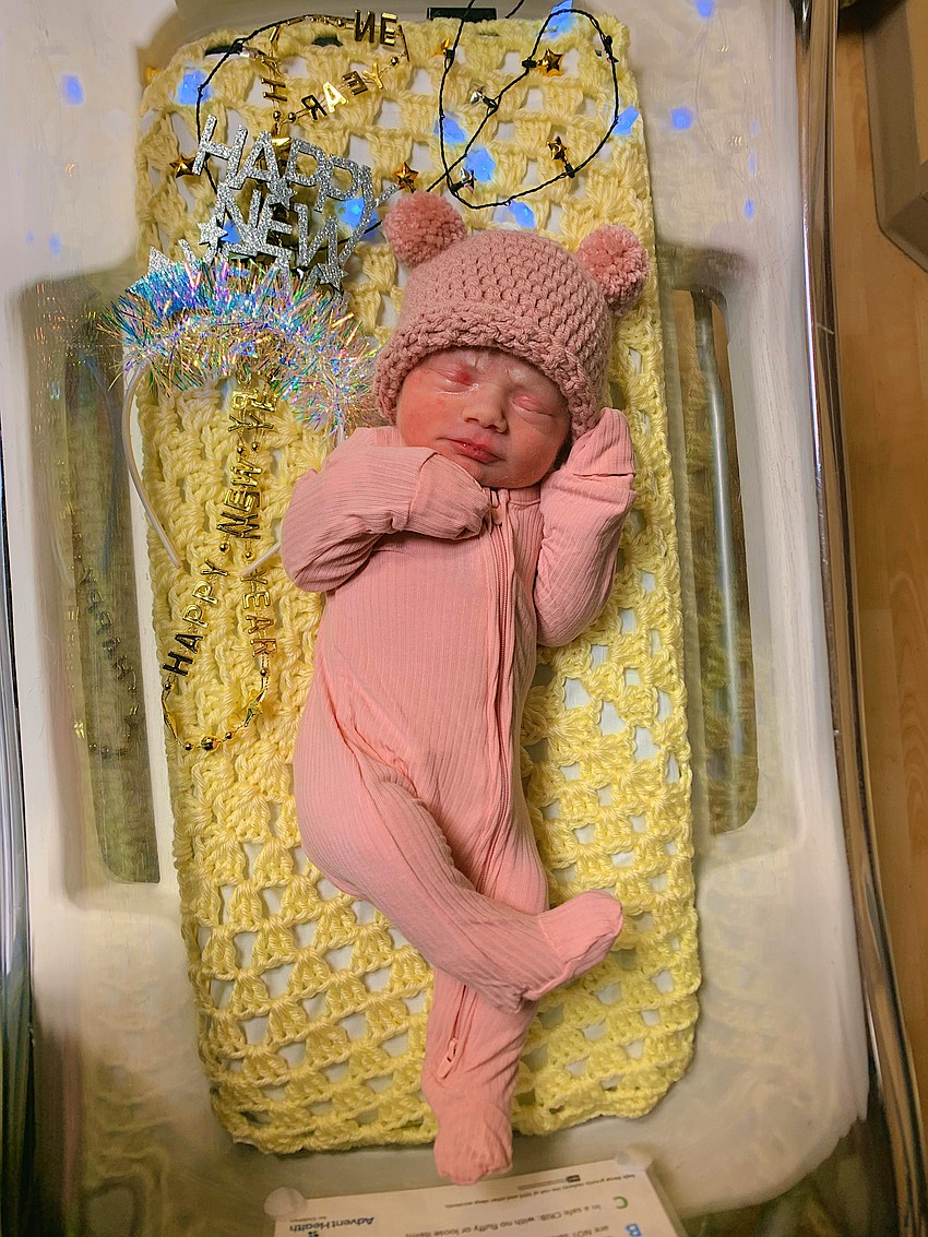 Everly was born at 11:10 a.m. on New Year's Day, Jan. 1. Courtesy photo