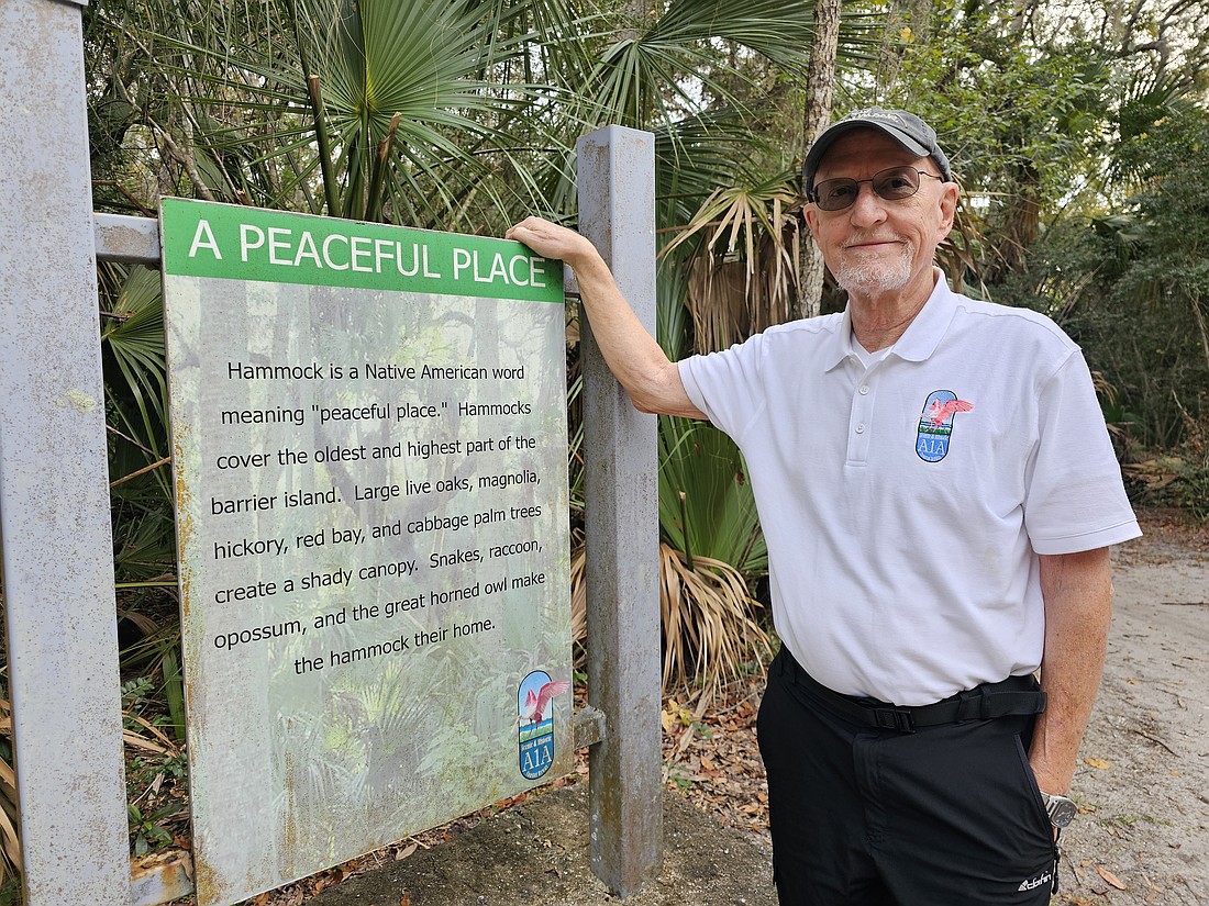Dennis Clark with the Friends of A1A Scenic & Historic Coastal Byway. Photo by Sierra Williams