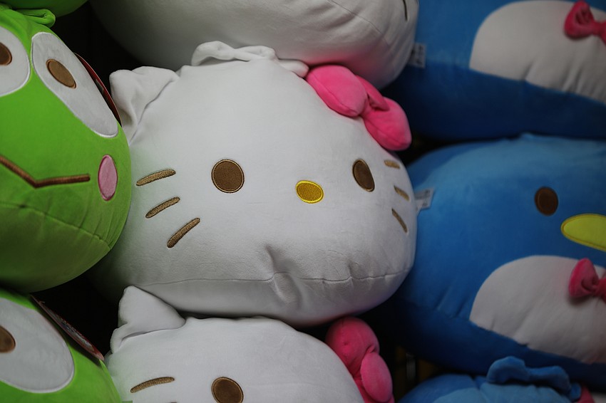 Hello Kitty waits to go home with someone.