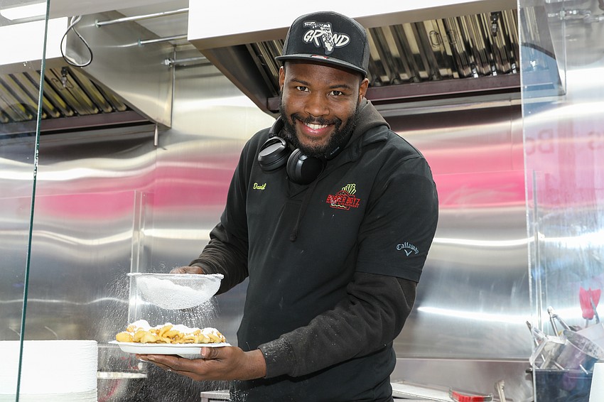 Chicago native David H. expects hundreds of people to order fresh funnel cakes.