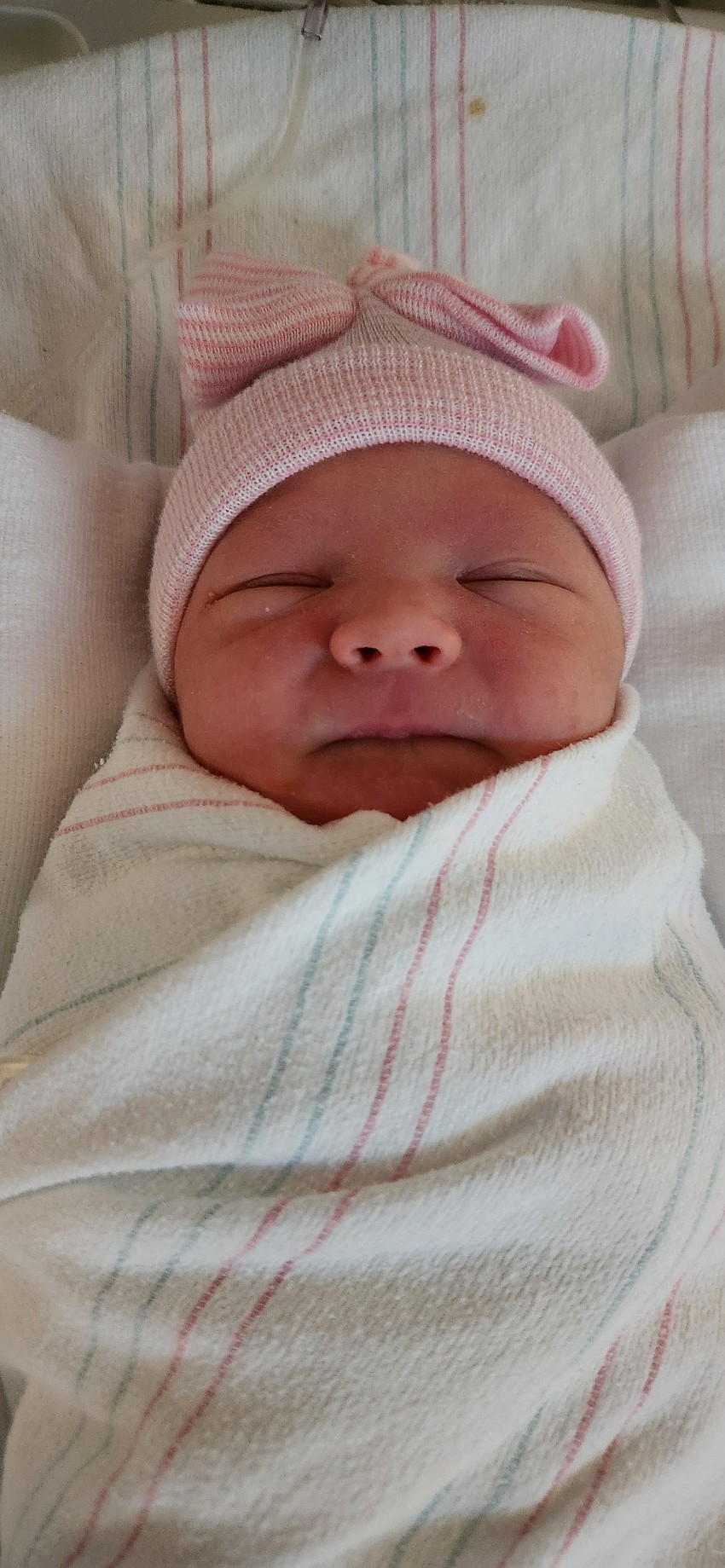 Bethany Grace was born at 10:54 am on Thursday, Jan. 1. Courtesy photo