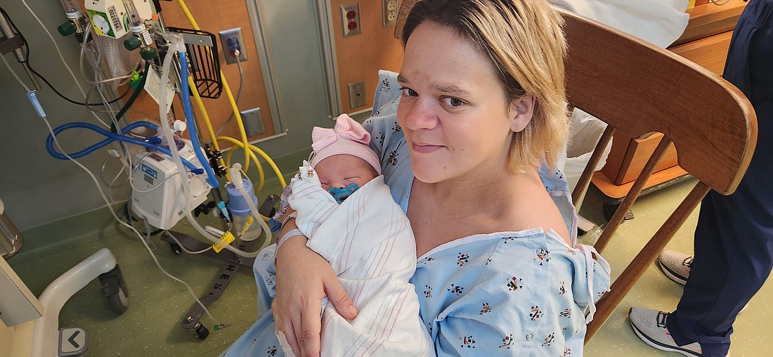 Katelynn Robinson and her daughter, Bethany Grace. Courtesy photo
