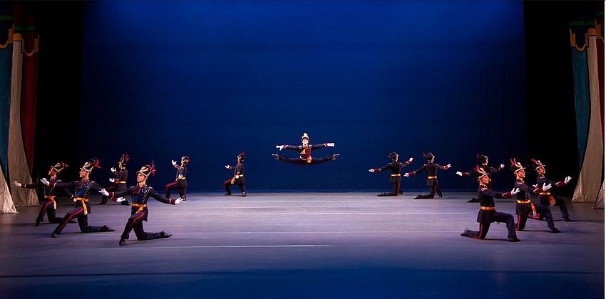 George Balanchine’s “Stars and Stripes” will be one of two ballets on the bill for Sarasota Ballet’s Program Six, “Life and Liberty,” which runs March 27-28 at the Van Wezel.