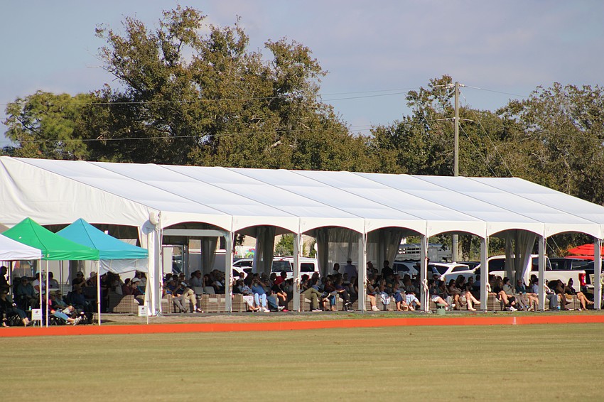 A new tented pavilion, called the Mallet Club, makes its debut during the Sarasota Polo Club's new season.