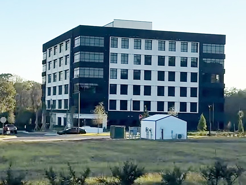 A renovated former FBI field office building at 8000 Arlington Expressway in Arlington is now being leased as Interra Apartment Homes.
