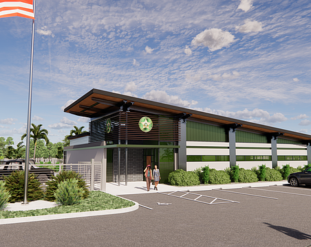 A Manatee County Sheriff's Office substation is under construction at Premier Sports Campus North.