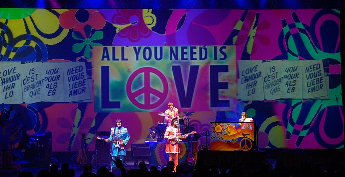 The Beatles tribute band Liverpool Legends will perform with The Pops Orchestra of Bradenton and Sarasota in "All You Need is Love" on Jan. 11-12.