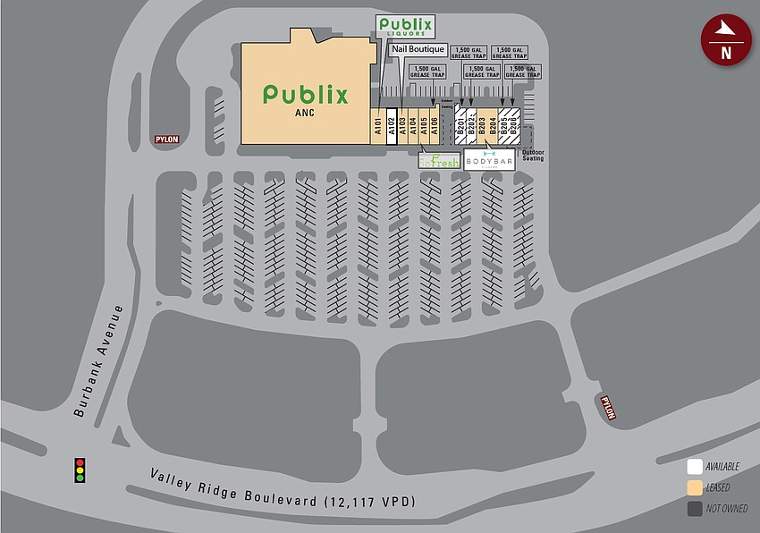 The Publix-anchored Marketplace at Nocatee shopping center in Jacksonville. The Publix-anchored Marketplace at Nocatee shopping center in Jacksonville.