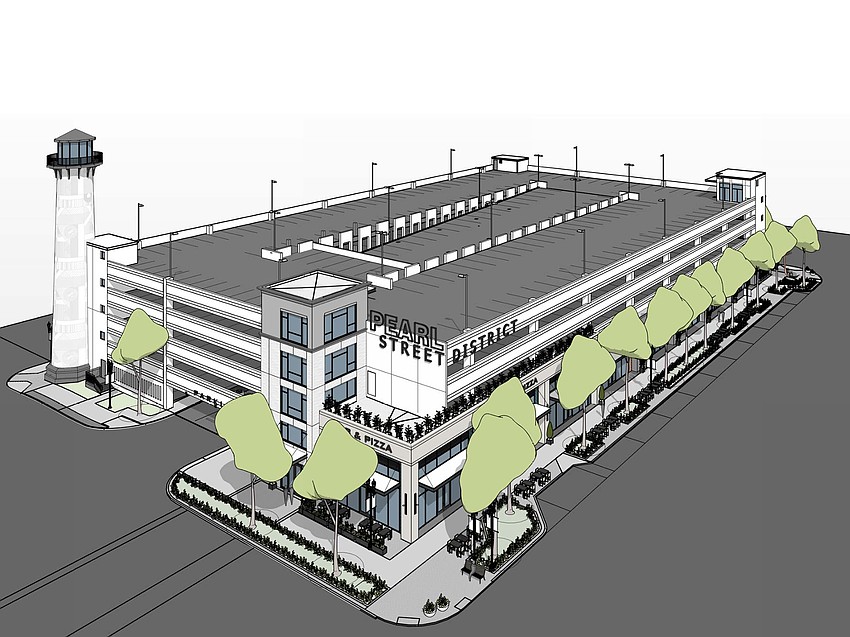 The southwest aerial perspective of the Block N5 