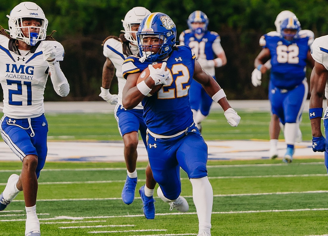 The First Academy football team has its eyes set on states and completing a championship.