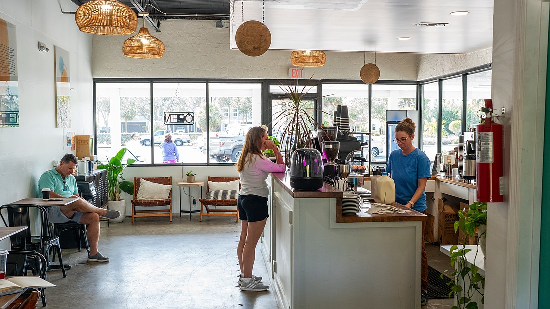 Sips Coffee is located at 6828 Gulf of Mexico Drive and plans to open a second location on Longboat Key at 3172 Gulf of Mexico Drive.