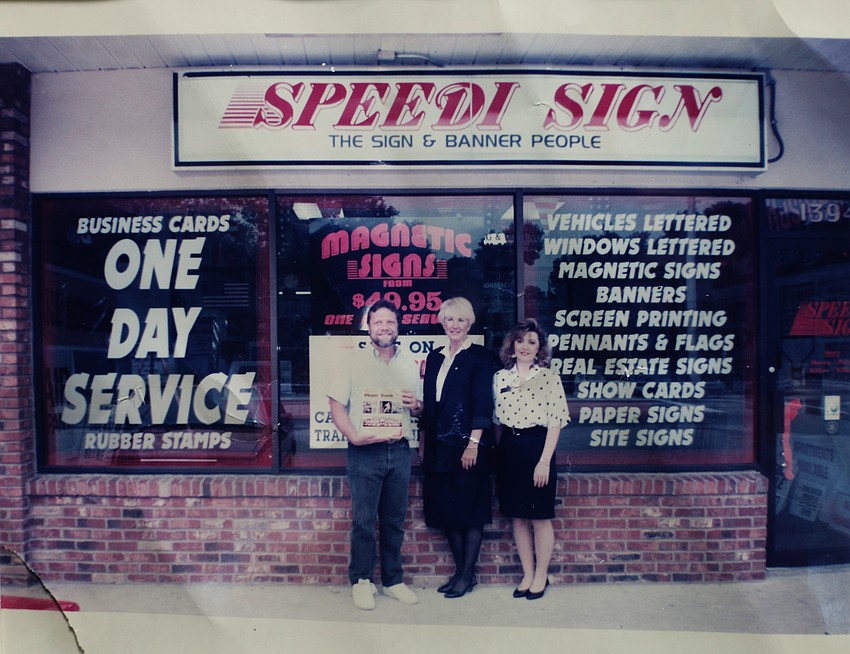 The shop was originally located on the corner of Eighth Street and Nova Road. Courtesy photo