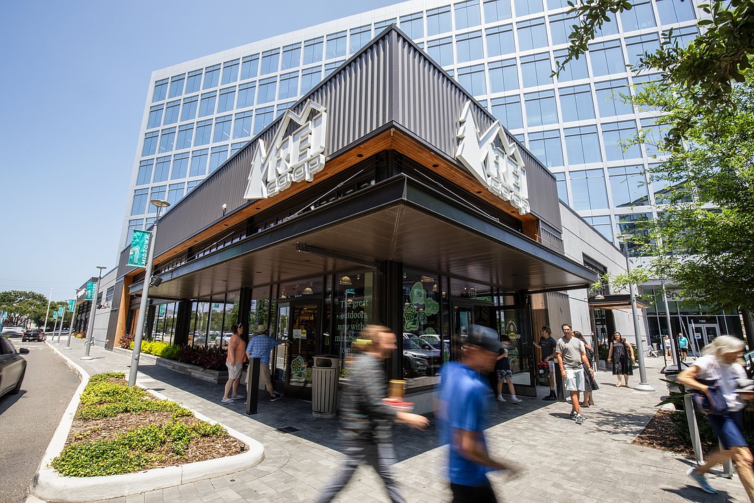 The Midtown Tampa development on Dale Mabry Highway includes retail. office, hotel and residential components.