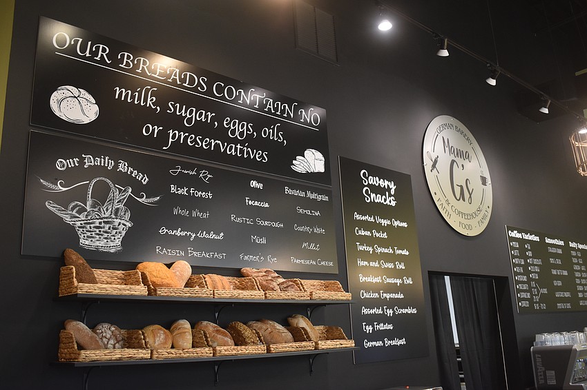 Mama G's is a German bakery and coffehouse that sells bread, German pastries, coffee and more.
