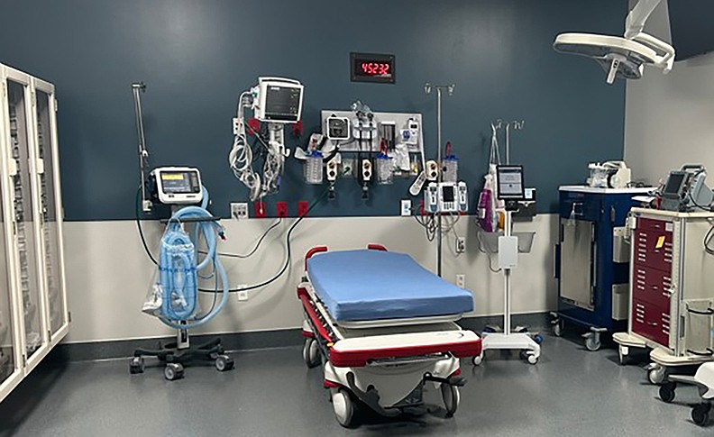 It cost about $8.3 million to build and equip the facility. Diagnostic services include CT scan, ultrasound and X-ray. It is staffed by emergency room nurses and board-certified emergency physicians.