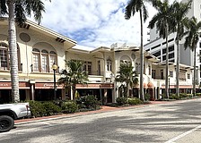 Seaward Development is seeking a parallel facade administrative adjustment for its frontage along South Palm Avenue.