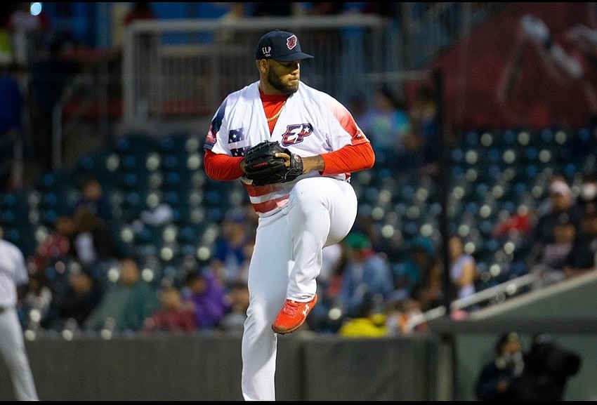 Jordan Guerrero, pictured on the mound for the El Paso Chihuahuas, made 27 appearances at the Triple-A level. He also played 70 games combined between the Lake Elsinore Storm of Single-A and Fort Wayne TinCaps of High-A. Jordan Guerrero, pictured on the mound for the El Paso Chihuahuas, made 27 appearances at the Triple-A level. He also played 70 games combined between the Lake Elsinore Storm of Single-A and Fort Wayne TinCaps of High-A.