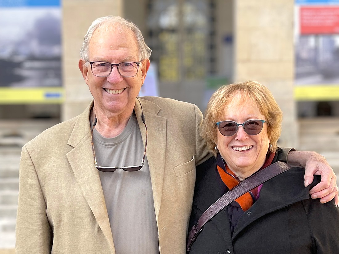 Anthony and Katherine Van Wezel Stone, grandchildren of the late Lewis Van Wezel.