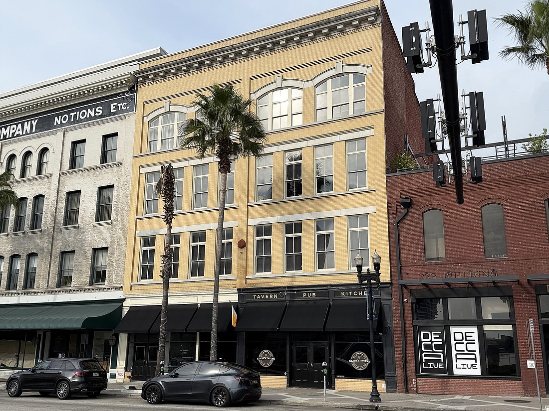 The Hutchinson-Suddath Building at 315 E. Bay St. in Downtown Jacksonville is home to Keane's Tavern on the ground floor.