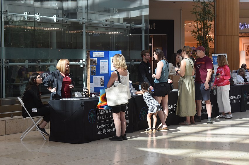 The Health and Wellness Expo provides the community an opportunity to connect with various teams within the Lakewood Ranch Medical Center as well as another 60 health and wellness vendors.