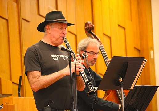 Bandleader and clarinetist Michael Drapkin said he connected with his fellow band members while performing with The Venice Symphony. The Yiddish Cowboys performed on Jan. 11 at The Education Center.
