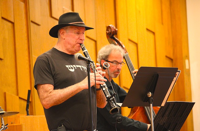 Bandleader and clarinetist Michael Drapkin said he connected with his fellow band members while performing with The Venice Symphony. The Yiddish Cowboys performed on Jan. 11 at The Education Center.