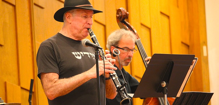 Bandleader and clarinetist Michael Drapkin said he connected with his fellow band members while performing with The Venice Symphony. The Yiddish Cowboys performed on Jan. 11 at The Education Center.