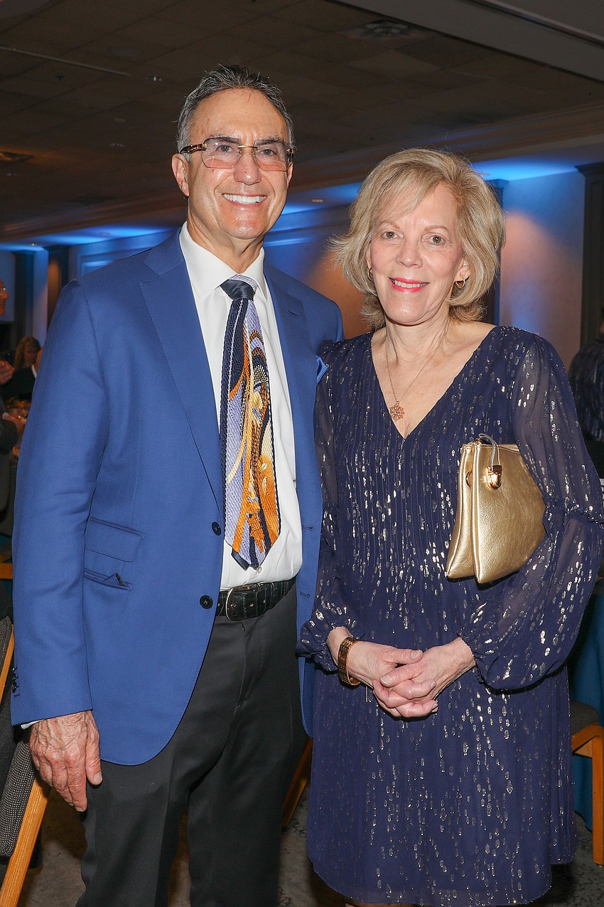 Don Serot escorts Marcia Kraut to her first Perlman performance and dinner.