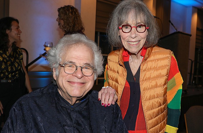 Israeli-American violin virtuoso Itzhak Perlman and his wife, Toby, founder of the Perlman music program.